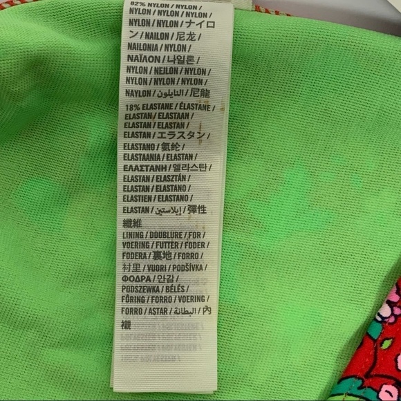 Abercrombie and Fitch | Size M | Red Floral Tie Sides Bikini Swim Bottom NWT - Picture 9 of 12